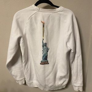 Vibes X Higher Standards Limited Edition Statue of Liberty 420 Crewneck
